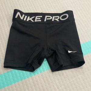 Nike Pro dri-fit shorts. Girls size small